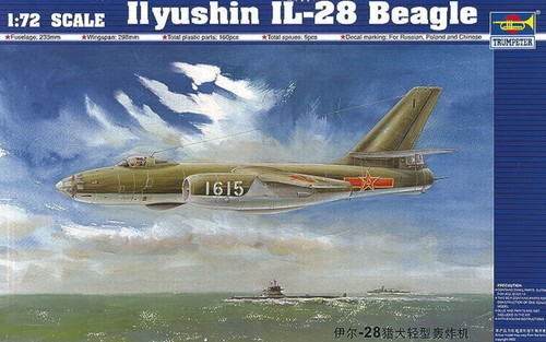 Trumpeter iljushin 28 - iljushin, il-28