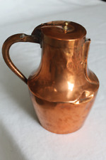 ANCIEN PICHET AVEC COUVERCLE en CUIVRE