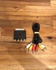 Câble RCA Audio Vidéo AV 3 RCA Mâle +Adaptateur péritel vers RCA et S-Vidéo/SVHS