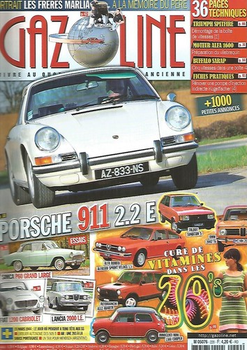 Gazoline 220 porsche - n°220, 911