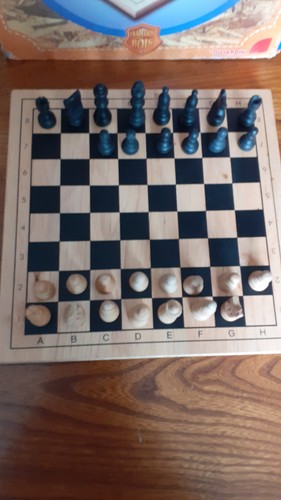 Jeu échecs bois - en,