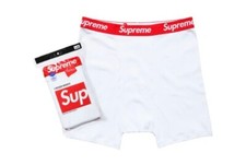 SS25 Supreme Hanes Blanc Boxer