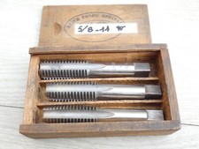 set jeu de 3 taraud à main 4 goujure 5/8"-11  filet par pouce 11  HSS    (n3)