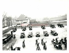 Photo, ww2, camions et roues