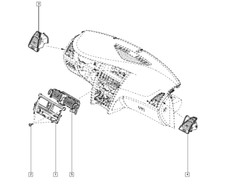Grille aérateur d'origine Renault Talisman x47 687600346R