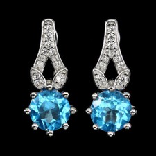 925 Argent Sterling Boucles