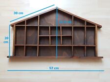 Étagère en bois pour miniatures de collection