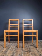 Paire De Chaises Vintage Paillage, Meubles Sièges Anciens 