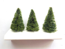 Boite De Trois Sapins Vert Pour Décor Aménagement de Réseau Ferroviaire