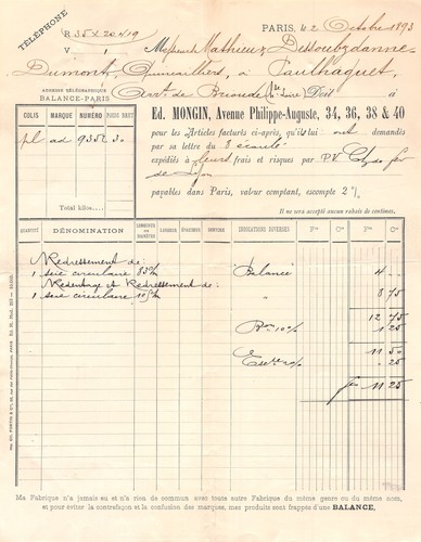 1893 mongin paris m - 1893, a