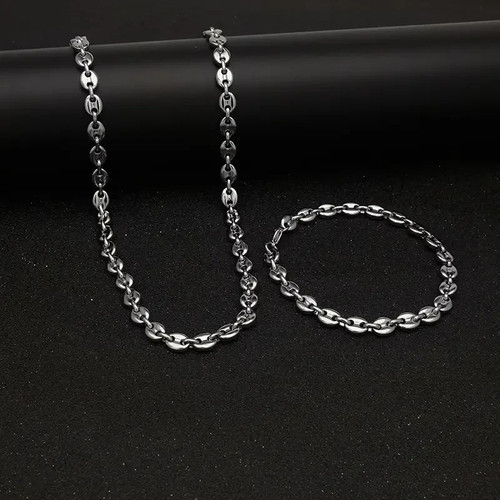 Chaine bracelet graine café - +,