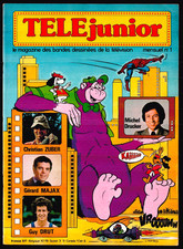 TELE JUNIOR n°1 ¤ 1977 ¤ SPIDER-MAN / CHAPEAU MELON & BOTTES DE CUIR