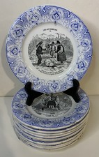 11 ASSIETTES PARLANTES