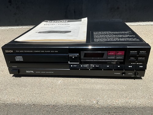 Denon dcd 1000 - 80’s, cd
