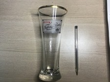 verre TUBORG BEER COPENHAGEN DENMARK  Vintage 19 cms haut