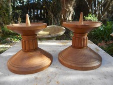 2 ancien pique cierge art