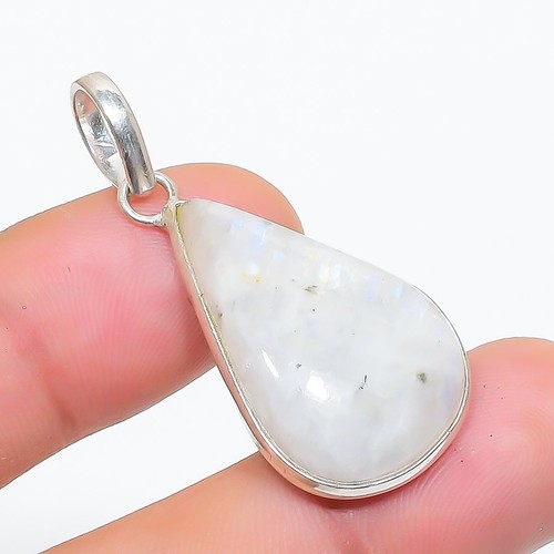Pendentif pierre lune - pierre, de