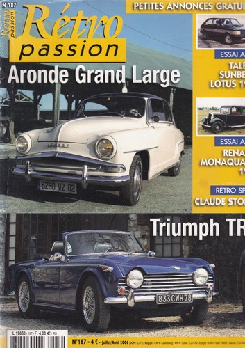 Retro passion 187 aronde - retro,