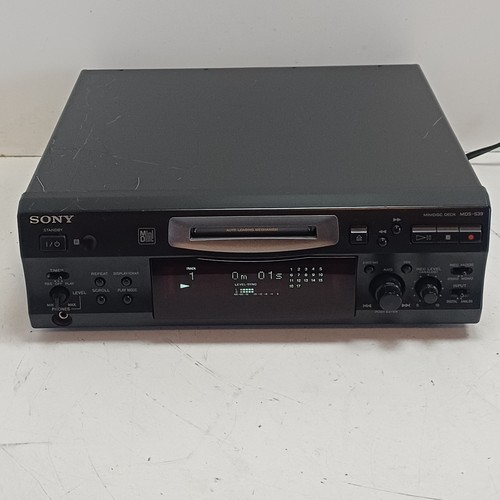 Sony mds s39 - minidisc, deck