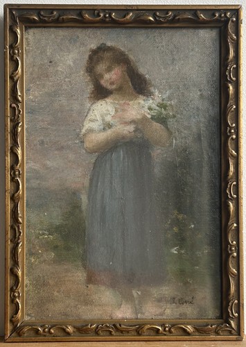 Original antique oil painting - original,