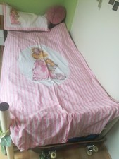 Parure de lit housse de couette taie Sarah Kay rose QUALITE 1 Personne RARE 