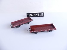 JOUEF 1 WAGON PLAT + 1 WAGON