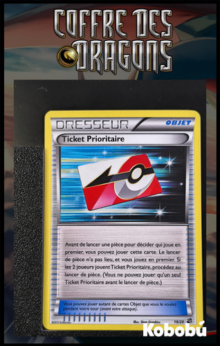 Carte pokémon ticket - carte,