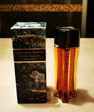 Flacon MONSIEUR WORTH eau de toilette 100 ml datant des années 1969