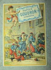 CALENDRIER CHROMO 1890 "