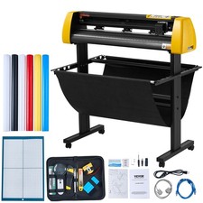 VEVOR Plotter de Découpe Vinyle Alimentation Papier Max 870 mm Écran LCD 3 Lames