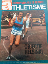 ? 1971 Miroir de l'athlétisme Gerard Fenouil objectif Jeux Olympiques Helsinki