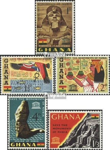 Ghana 157 161 neuf - neuf, nubien