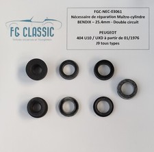 PEUGEOT 404 U / J9 - Nécessaire Maître cylindre BENDIX - 25.4mm - Double circuit