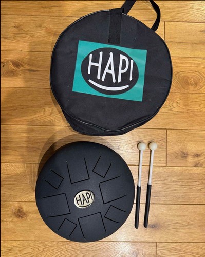 Hapi steel tongue drum black - hapi,