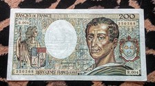 Billet 200 Francs Montesquieu