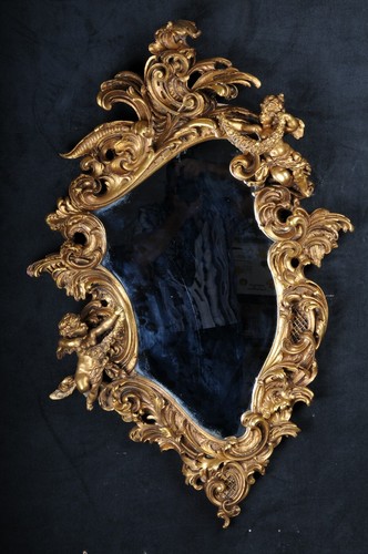 Miroir mural style rococo - miroir,