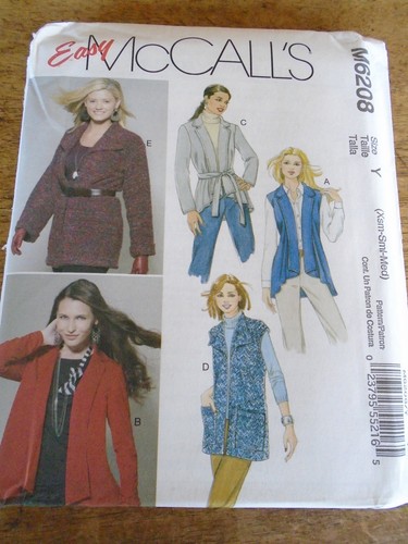 Patron mccalls veste - patron,