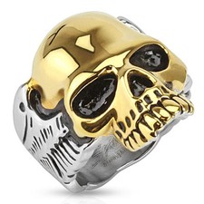 GROSSE BAGUE HOMME ACIER