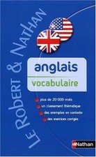 Anglais, vocabulaire  de