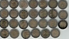 💰 Lot 27 Pièces 2 Euros