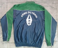 Veste de survêtement sport militaire armée Française - Arme du TRAIN - 601 RCR  