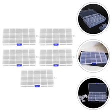  5 Pcs Malette Rangement Plastique Boite Compartiment Organisateur