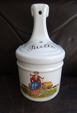ancien dévidoir distributeur à ficelle cuisine porcelaine REVOL France vintage