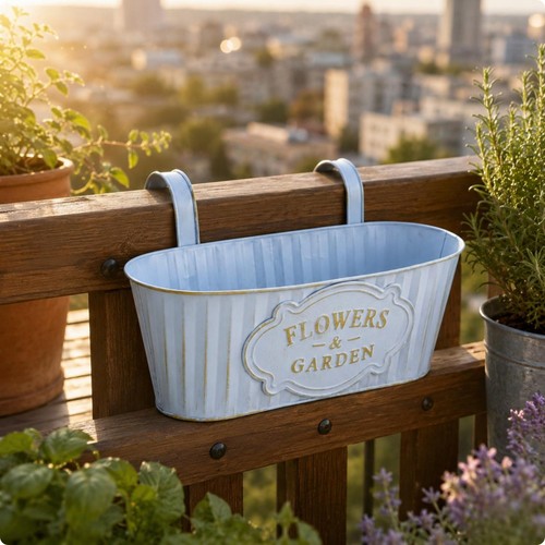 Jardinière ovale rainurée - ovale,