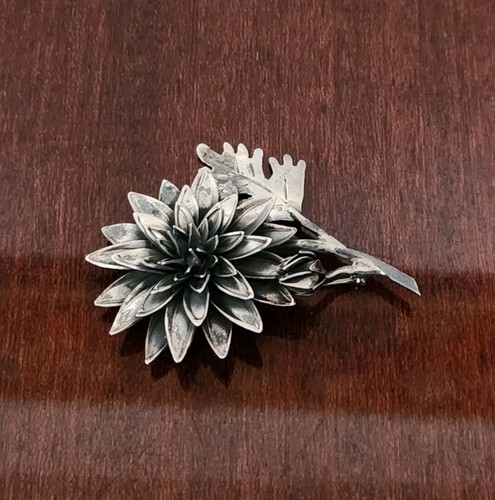 Vintage broche florale - florale, en