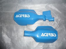 protèges mains vintage gauche et droit ACERBIS bleu et blanc réf 54-03