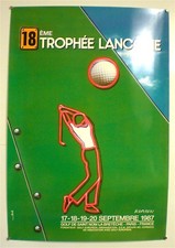 Peter Klasen - 18ème Trophée Lancôme - Affiche originale - 1987