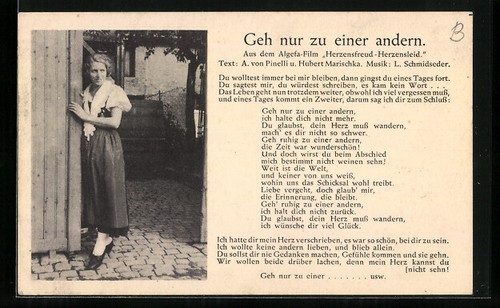 Marschlied aller seulement - ak,