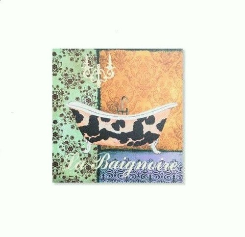Cadre toile tableau - , baignoire