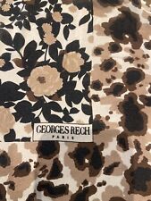 Foulard en soie naturelle 100x100 cm GEORGES RECH